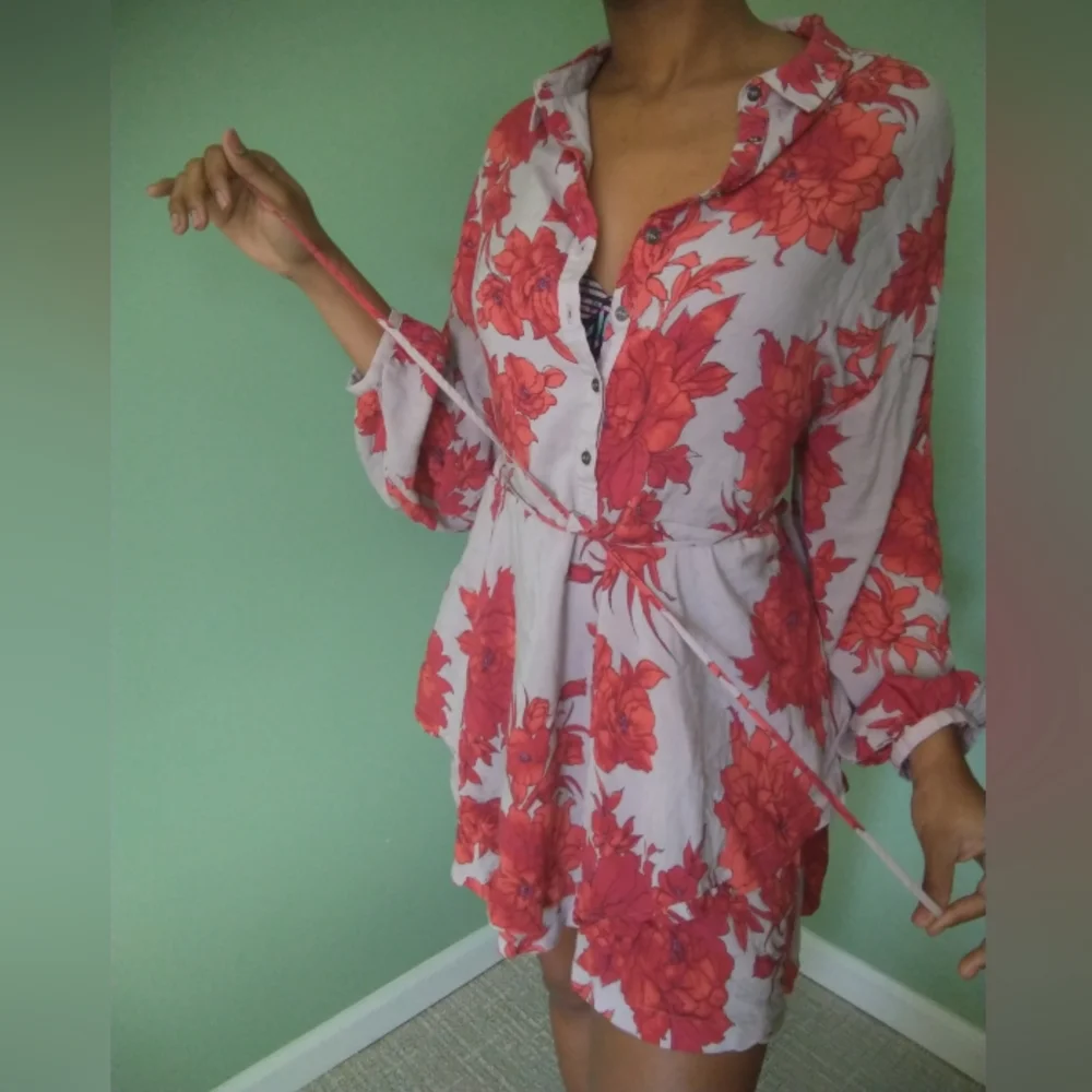 Women's Free people floral printed shake it dress - Picture 7 of 11